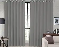 Cortina Tecido Blackout Corta Luz 80% 2,70 X 2,30m (Cinza)