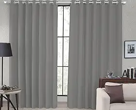 Cortina Tecido Blackout Corta Luz 80% 2,70 X 2,30m (Cinza)