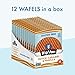 Rip Van Wafels Gluten-Free Stroopwafel - Dutch Caramel & Vanilla Stroopwafels Healthy Snacks Non-GMO Low Sugar (6g) Calorie, 12 Count