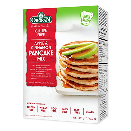 Orgran gluten free apple cinnamon pancake mix - 13.2 oz