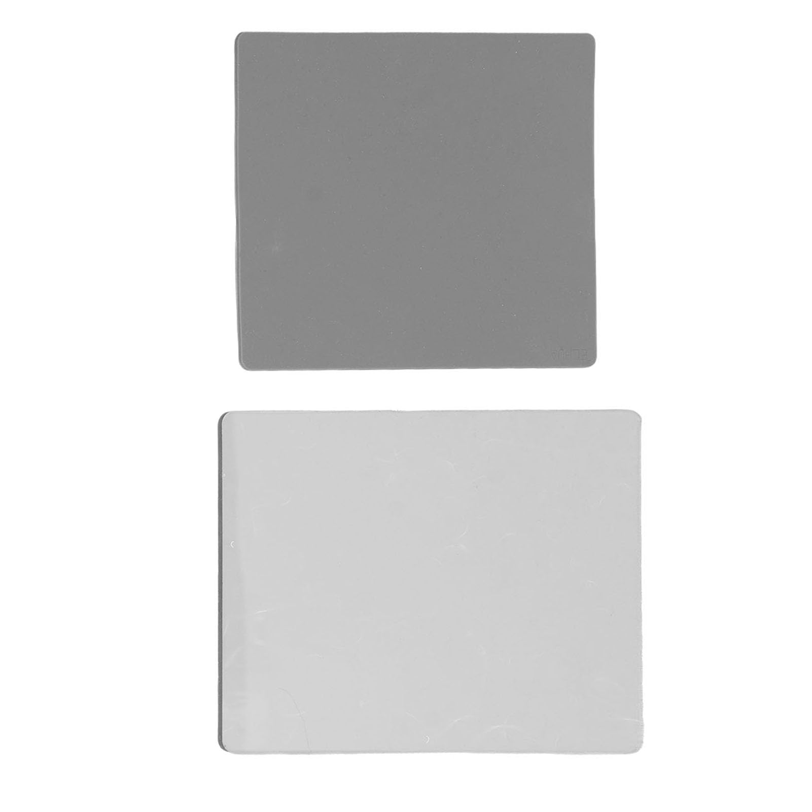 2 Pcs Embossing Mat Set Polycarbonate Plastic and Silicone Pads for Die Cutting Machine Impressions for All Machines