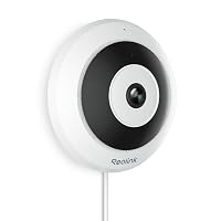 Reolink PoE 6MP Telecamera Fisheye, Vista a 360°