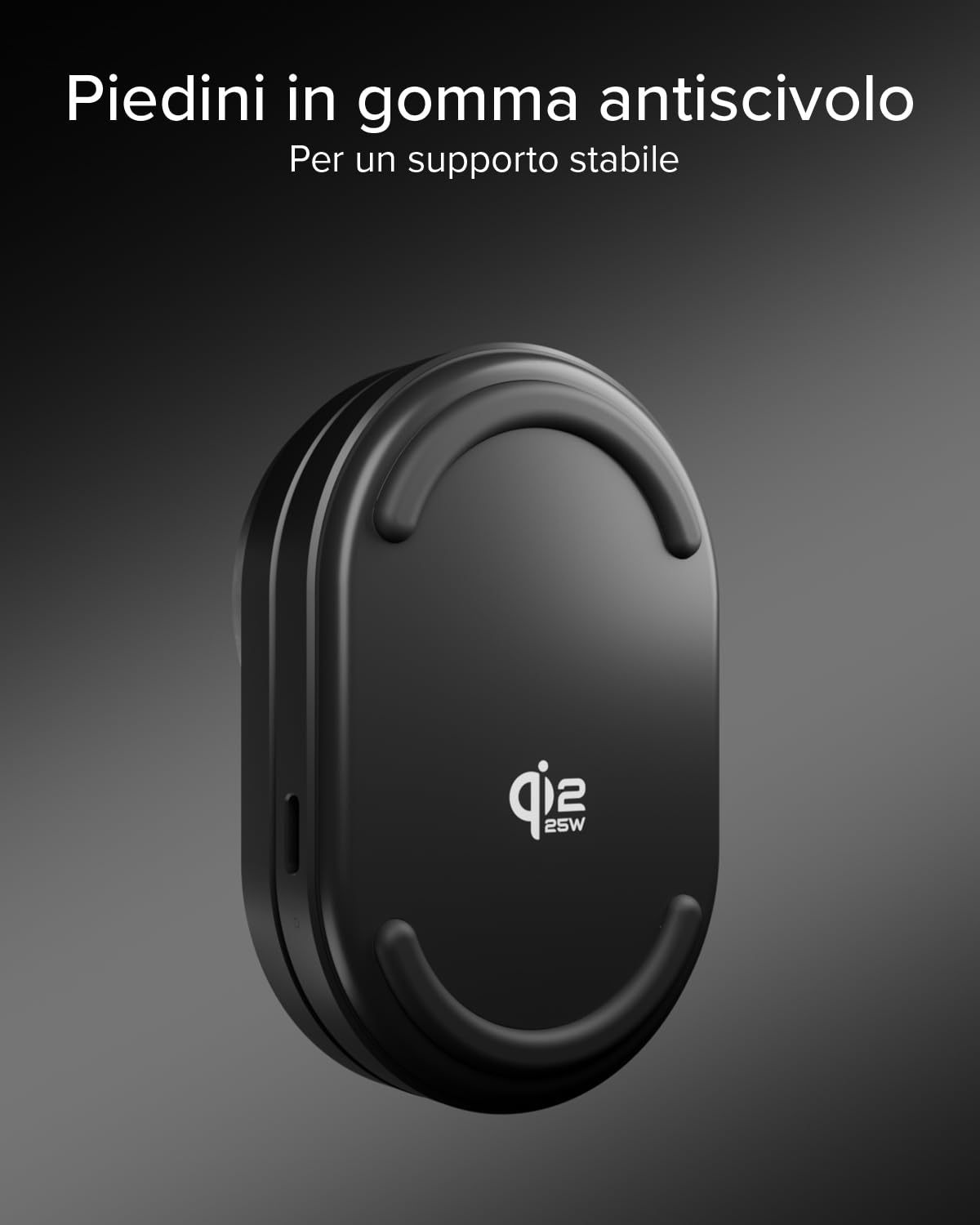 SBS Qi2 25W Power Dock 3in1 MFI MagSafe, Caricatore Wireless per iPhone, AirPods, Apple Watch, Ricarica Rapida 35W (25W+5W+5W), Caricabatterie Magnetico, Alimentazione USB-C, Certified MFI, Nero | Caricatore Wireless per iPhone, AirPods, Apple Watch, Cari