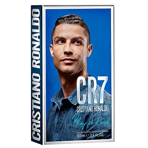 Cr7 Play It Cool Cristiano Ronaldo - Eau De Toilette Cologne Scent For Men - With Mandarin, Bergamot, Lavender, And Musk - From Cristiano Ronaldo's Original Men's Fragrance Collection - 3.4 Oz #TOP6