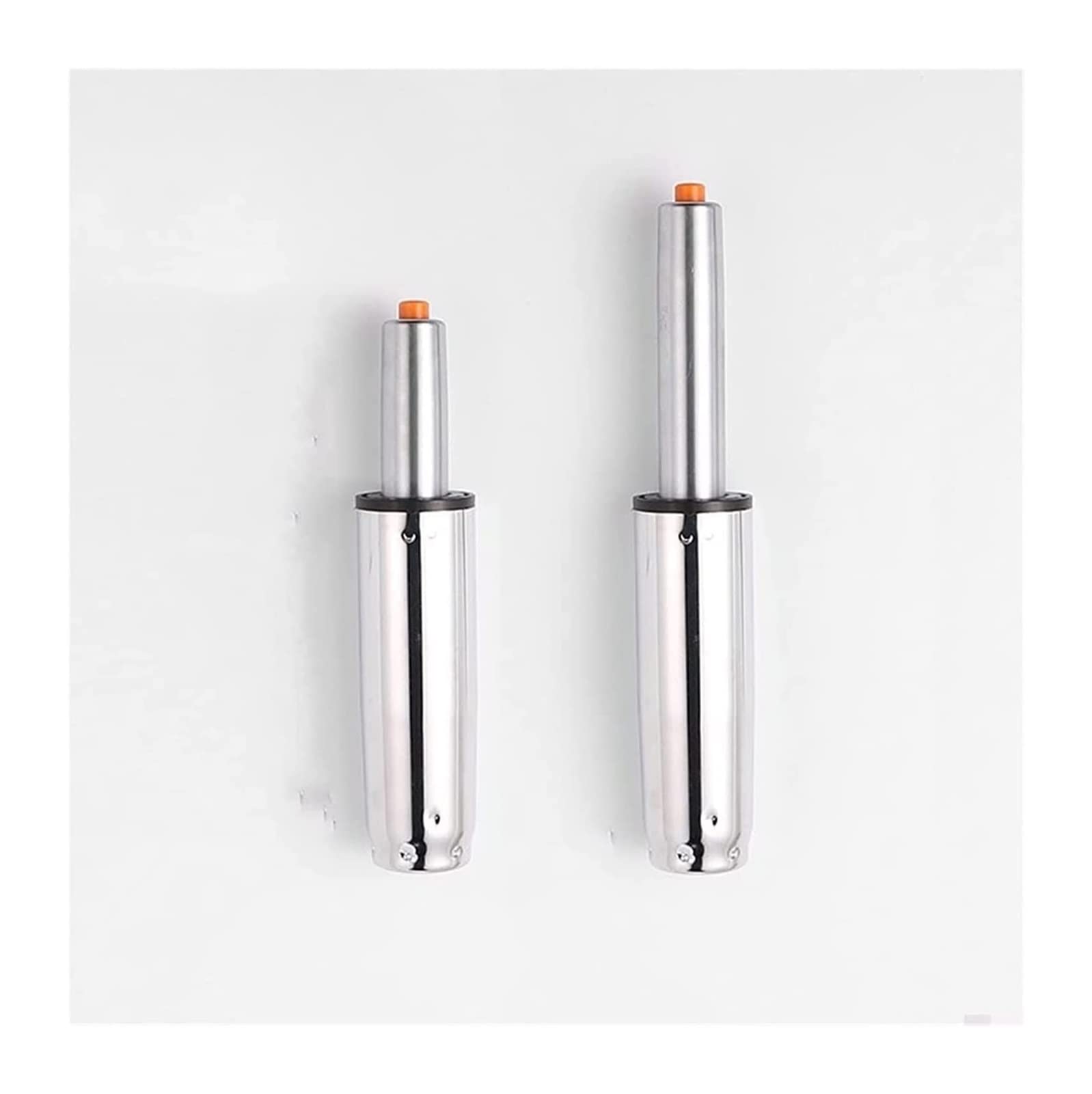 Elevador de Gas Recto El Cilindro de los Accesorios de la Silla se Adapta a la mayoría de los resortes de pistón neumático de la Silla giratoria Cilindro de Repuesto(Chrome Silver 160)
