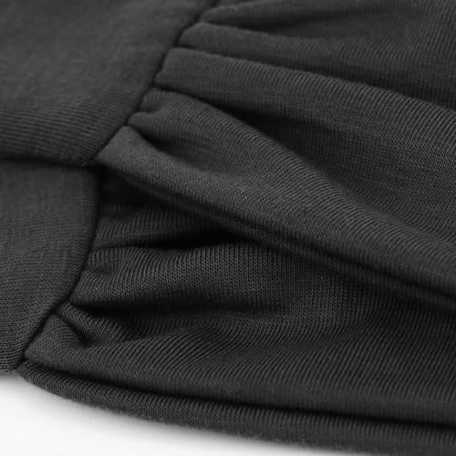 Image of DRESHOW 6 PCS Adjustable Headbands for Women Knotted Headbands Elastic Non-Slip Fashion Hair Bands for Workout Sports Running Yoga