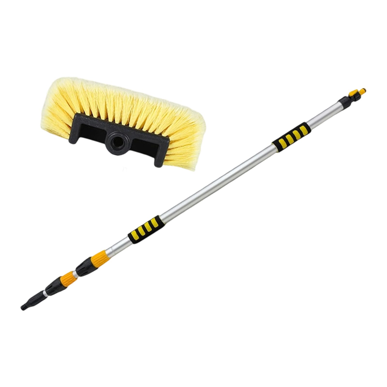 Pulverizador de agua de longitud, cepillo de limpieza para coche, cerdas suaves, fregona de limpieza para un lavado seguro y eficiente, mango telescópico, cepillo de coche con pulverizador