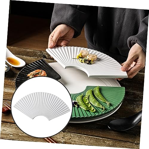 Plato de cerámica blanca para sushi estilo japonés miniatura 7
