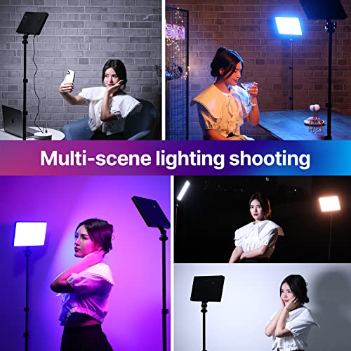 Image of Ulanzi LT003 RGB LED Video Panel Light, 15W Big Panel 2500-9000K 8000mAh