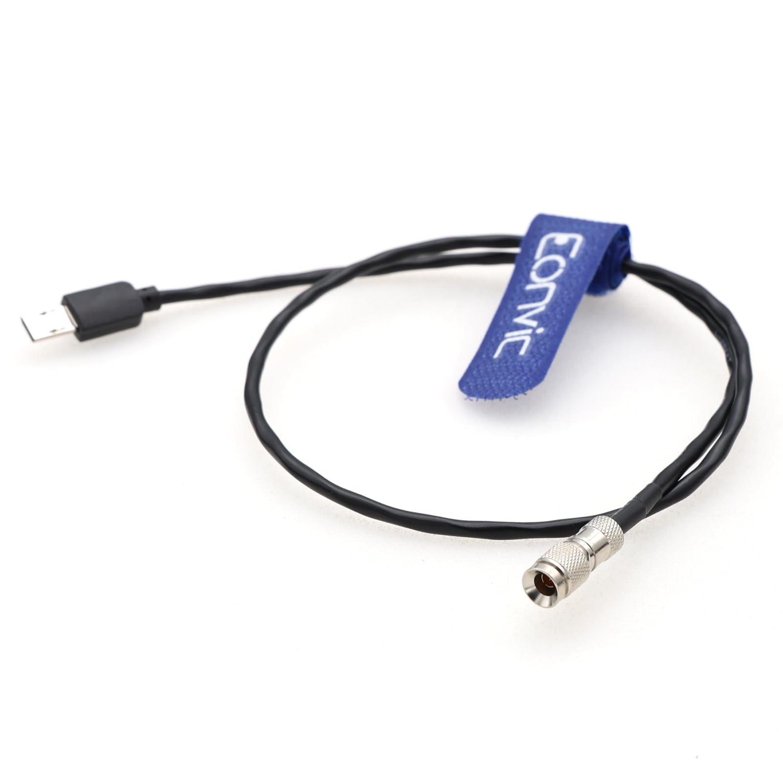 Eonvic DIN 1.0/2.3 to Multi/Micro USB Timecode Cable for Sony FX3 FX30 Alpha 1 A1 A7S3 A7S III TC (50cm)