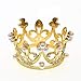 MOKIU Prinzessin Deko Krone zum Verzieren kleine Krönchen Minikrone Gold Deko auch als Prinzessin Tortenaufsatz für Geburtstage oder Gastgeschenke Gold mini für die Torte als kleine Krone