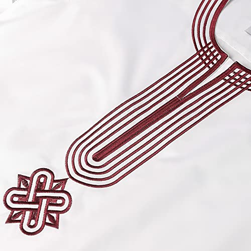 HD African Mens Apparel Agbada Clothing Embroidery Dashiki Shirts and Pants Outfits 3 Pieces4