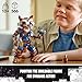 LEGO Marvel Rocket & Baby Groot Minifigure, Guardians of The Galaxy Inspired Marvel Toy for Kids, Buildable Marvel Action Figure for Play and Display, Gift for Boys and Girls Ages 10 and Up, 76282