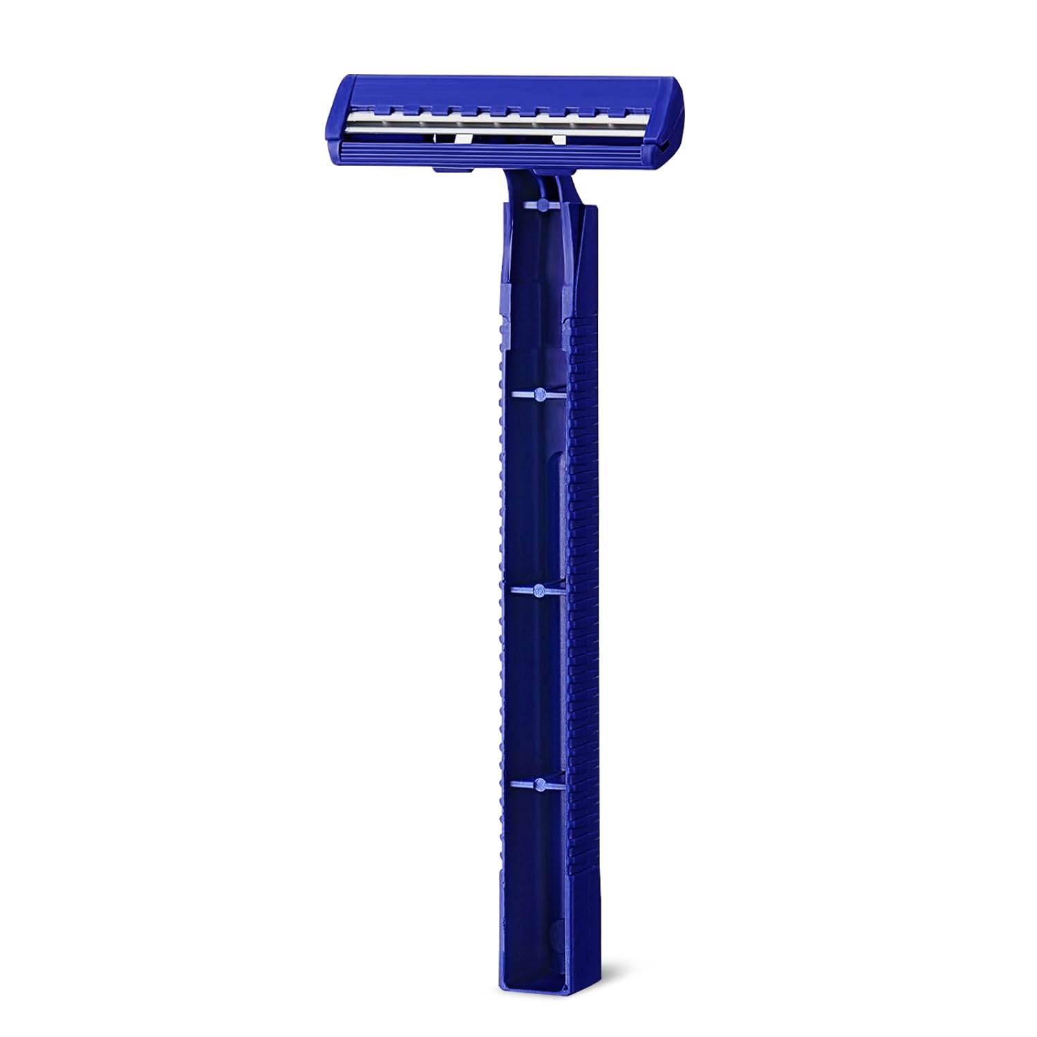 Twin Blade Disposable Razors 6 Pack Individually Wrapped with Safety Caps Stainless Steel Blades for Men Women Ideal