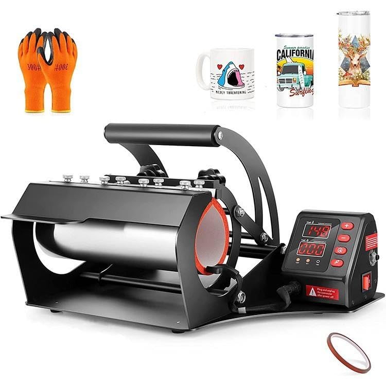 Machine de presse à chaud gobelet pour personnaliser vos tasses de sport