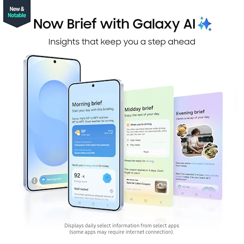 Image of Samsung Galaxy S25, 128GB, Silver Shadow - Unlocked (Renewed)
