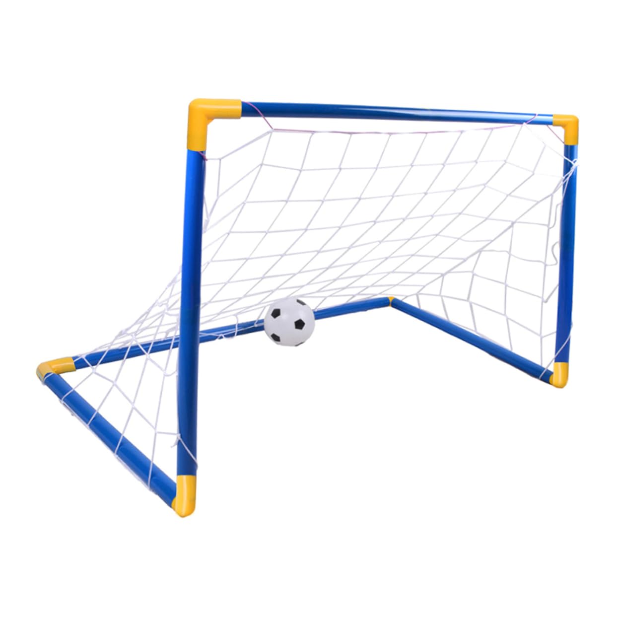 ifundom 1 Set Foldable Mini Soccer Goals Portable Football Training Gates for Lightweight Tear Resistant Soccer Goals for Backyard Fun