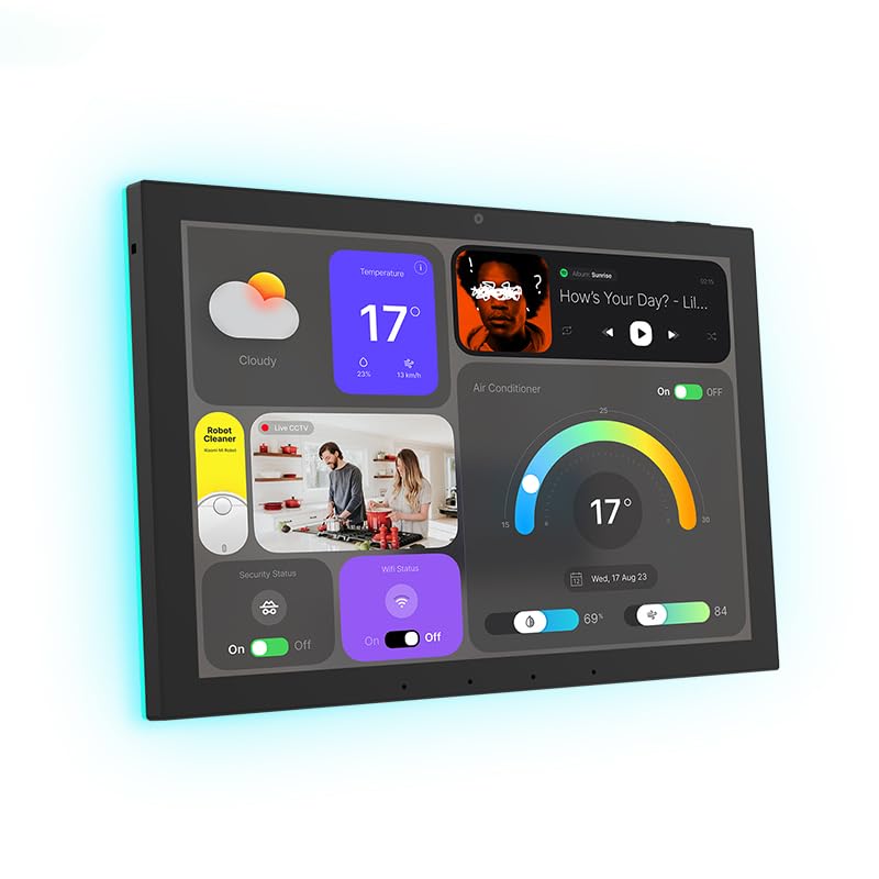 Image of 10.1 inch Android Smart Home POE Tablet,MQTT,Kiosk(Black,4G RAM,Camera)