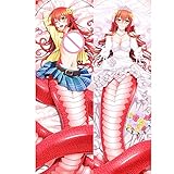 Monster Musume Cartoon Pillowcase Anime Hugging Body Pillow Bedding Room Cushion Cover Dakimakura Miia Moegirl Pillowcases Long Pillow Cases(150 * 50cm)
