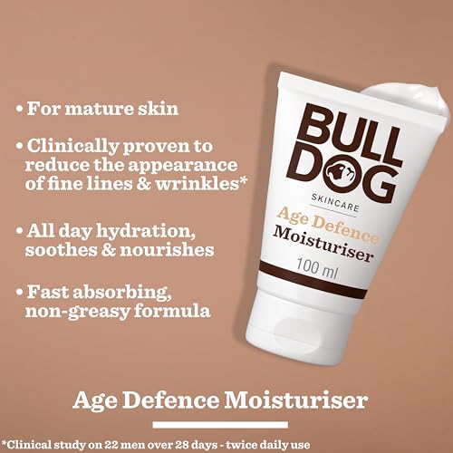 Men's Age Defence Face Moisturiser - Bulldog Skincare 100ml - Image 2