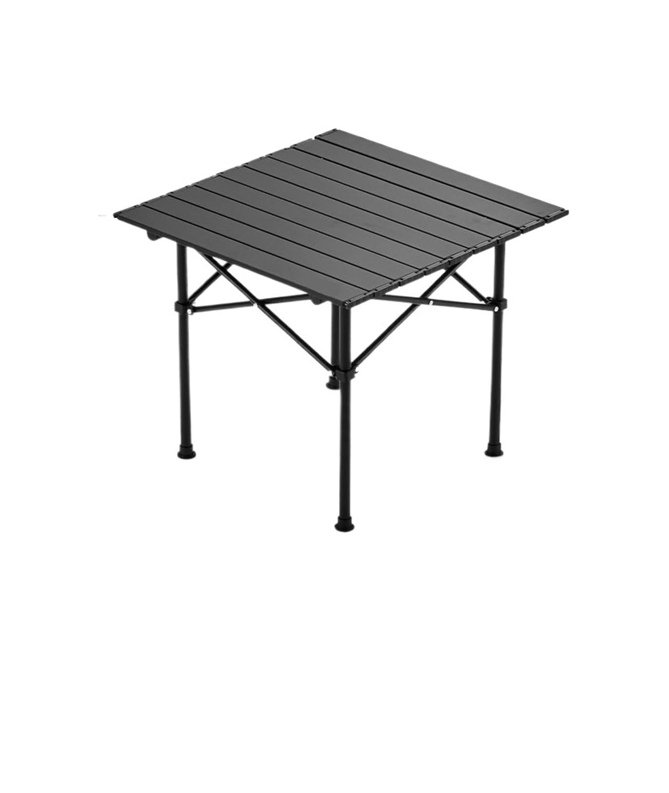 MUSM Camping Table Set, Picnic Table and Chairs, Camping Equipment Full Set of(Light Gray)
