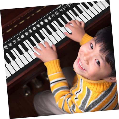SECFOU 1 Jeu De 49 Touches Clavier De Musique De Piano Claviers De Piano Pour Enfants Piano Pour Enfants Piano Roulé À La Main Clavier De Piano Pliable Pianos Piano Pliant Pour Enfants - Les Beatles, Paul McCartney, John Lennon, RIngo Starr, George Harrison SECFOU 1 Jeu De 49 Touches Clavier De Musique De Piano Claviers De Piano Pour Enfants Piano Pour Enfants Piano Roulé À La Main Clavier De Piano Pliable Pianos Piano Pliant Pour Enfants – Image 8