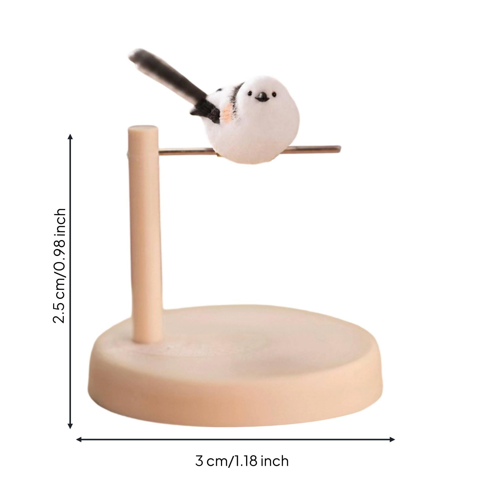 Modelo Mini de Pájaro Adorable Figura de Pájaro Mini Coleccionable Figurita, Style to 2