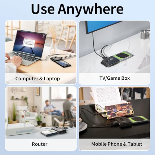 Adaptador SATA a USB 3.0 para Disco Duro Externo miniatura 5