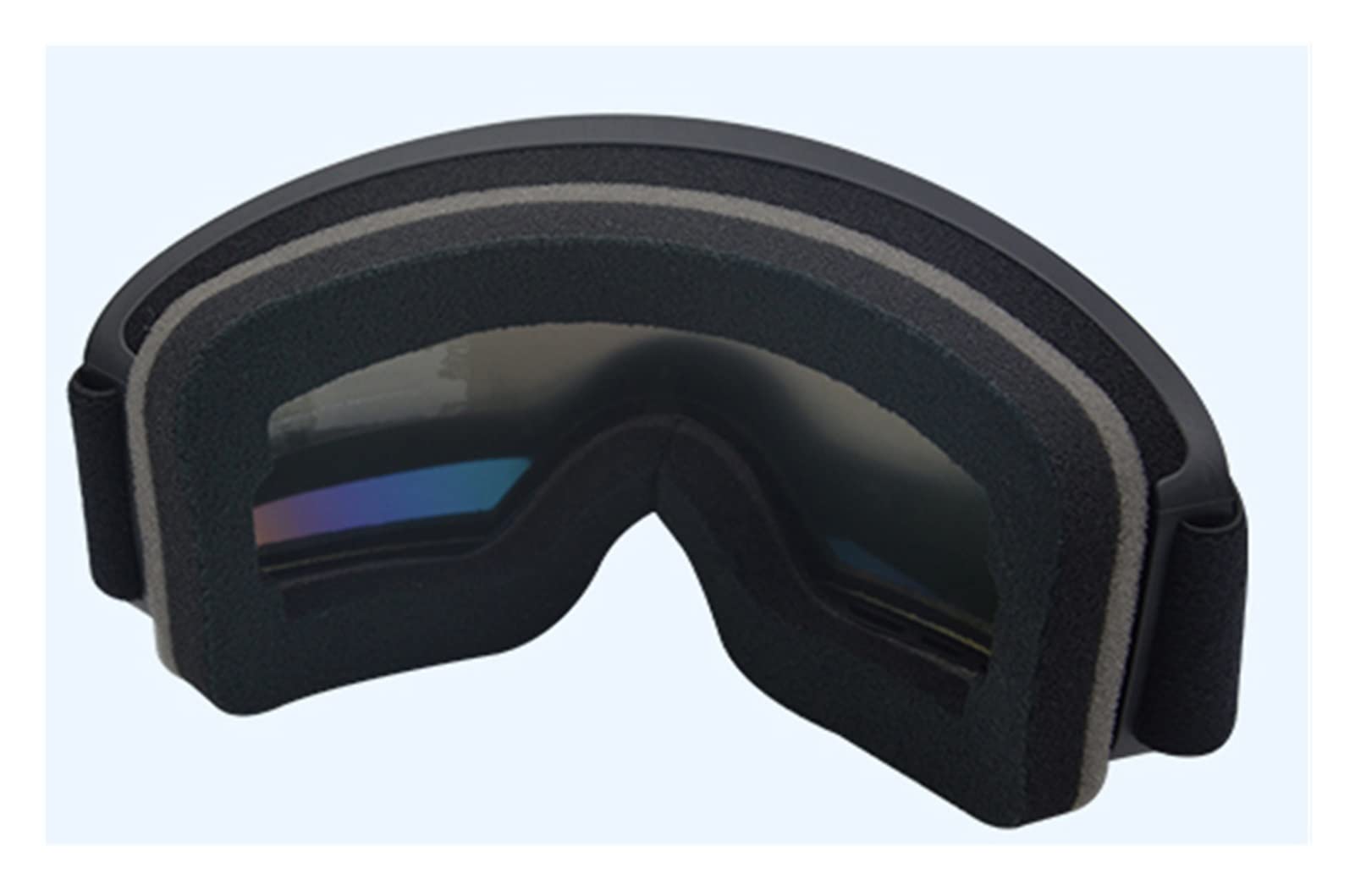 QINQIN Double Couche Anti-buée étanche Peut Bloquer des Lunettes de Ski Ultraviolet Hiver (Color : White Frame Blue Chip)