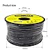 FIRMERST 12/2 Low Voltage Wire Outdoor Landscape Lighting Cable 200 Feet