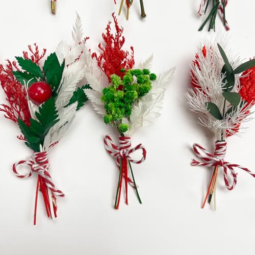Ramos Secos Navideños para Manualidades 10 piezas miniatura 5