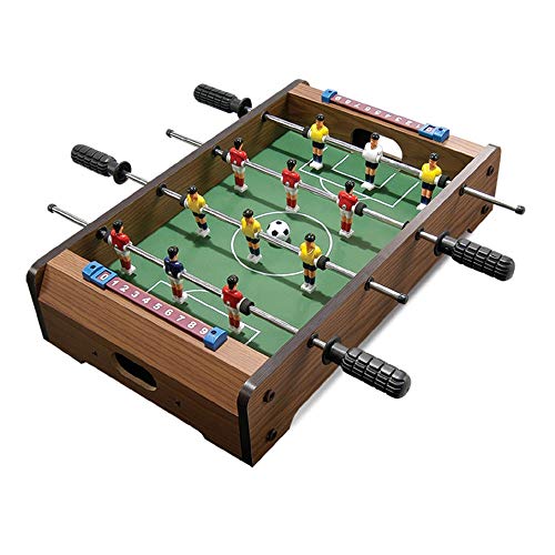 Preisvergleich Produktbild Jklt Tabelle Fußball-Spielzeug Tischfußballspiel W / Hallenfußball Tischfußball Tragbare und Interaktive Kugel Spielzeug (Farbe : Farbe, Size : 34x21x8cm)