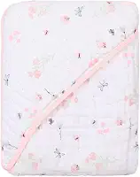Toalha De Banho Soft Papi C/Capuz De Canto 80Cm X 80Cm 01 Unidade