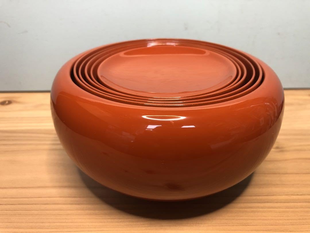 Amazon.co.jp: 応量器 入れ子漆器 形違い6個のセット 山中漆器 : おもちゃ 