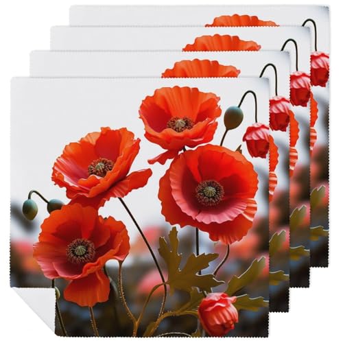 Servilletas de Tela Cuadradas de 47.5x47.5 cm Pack 4 miniatura 1