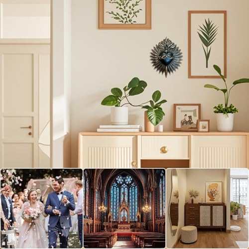 Decoración gótica religiosa para pared que transforma rincones vacíos en templos de paz 4