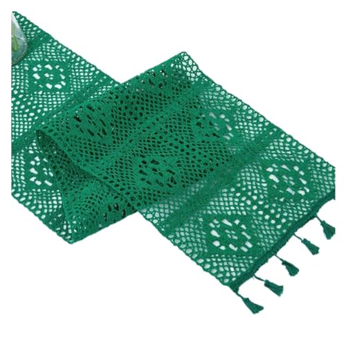 Chemin de table en coton fait main avec pompons de table élégants - 4