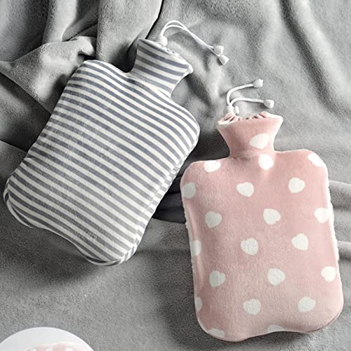 Bouillotte bouteille d'eau chaude UKKO en peluche mini sac portable pour pieds et mains - 7