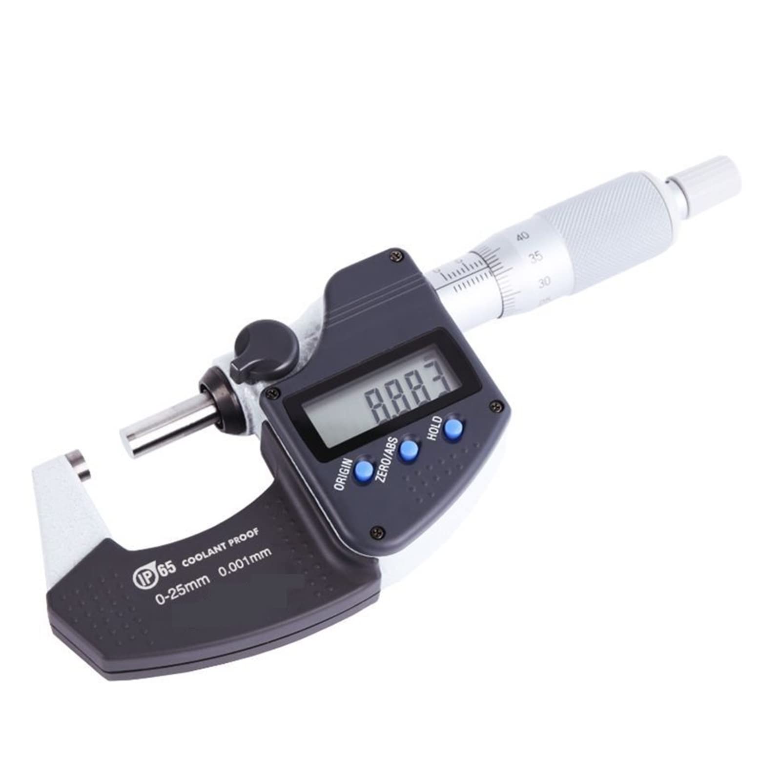 Micrometer, Measuring Range 0-25/50/75/100mm/0.001 293-240/241/242/243-30 Digital Outside Micrometers IP65 Accuracy 1um(50-75mm)