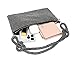 Covelin Womens Fashion Shiny Diamond Handbag Tote Shoulder Evening Bag Black