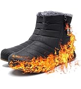 CSHE Winter Fleece Wanderschuhe Profi 3.0, Unisex Wasserfeste Barfußschuhe für Damen Herren,Warme...