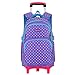 Produktbild Kinder Trolley Rucksack Rollen Rucksack - Kindergepäck Reisegepäck Rolling Schulranzen Kinderkoffer Tasche für Mädchen Jungen Lässig Wasserdicht Kindertrolley Reisekoffer