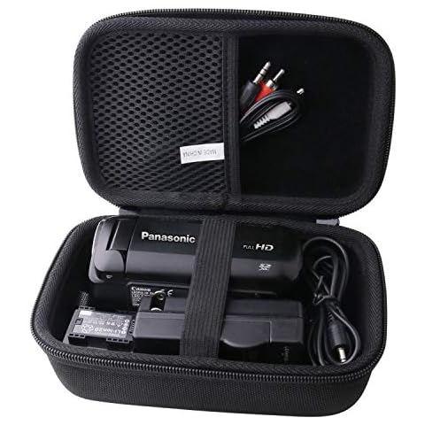 waiyu Hard Carrying Case for Panasonic Full HD Video Camera Camcorder HC-V180K/HC-V380K/HC-W580K Cover
