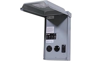 Midwest 50/30/20 amp U075CTL010 RV/EV Panel w/ 20 AMP GFCI - Heavy Duty
