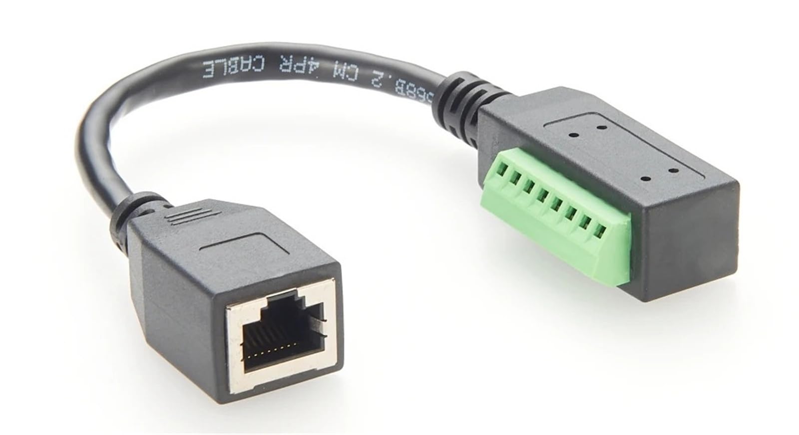 Câble RJ45 femelle vers bornier sans soudure, adaptateur de 8P8C, carte dérivation borne à vis