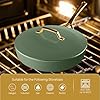 Gotham Steel Modern 11 Pc Ceramic Cookware Set, Elegantly Designed Pots and Pans Set Non Stick with Steamer, Induction Bottom, Premium Stay Cool Handles, Non Toxic PFOA Free, Oven & Dishwasher Safe #4