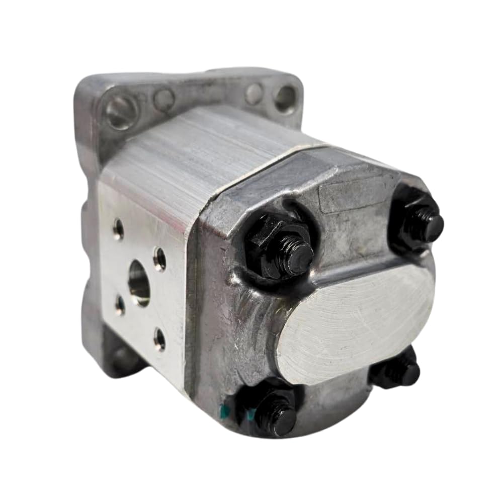 Bomba hidráulica de engranajes, GP1, 5.0CC, en sentido horario, entrada de 30 mm y salida SQ de 30 mm, brida de 4 pernos de la UE