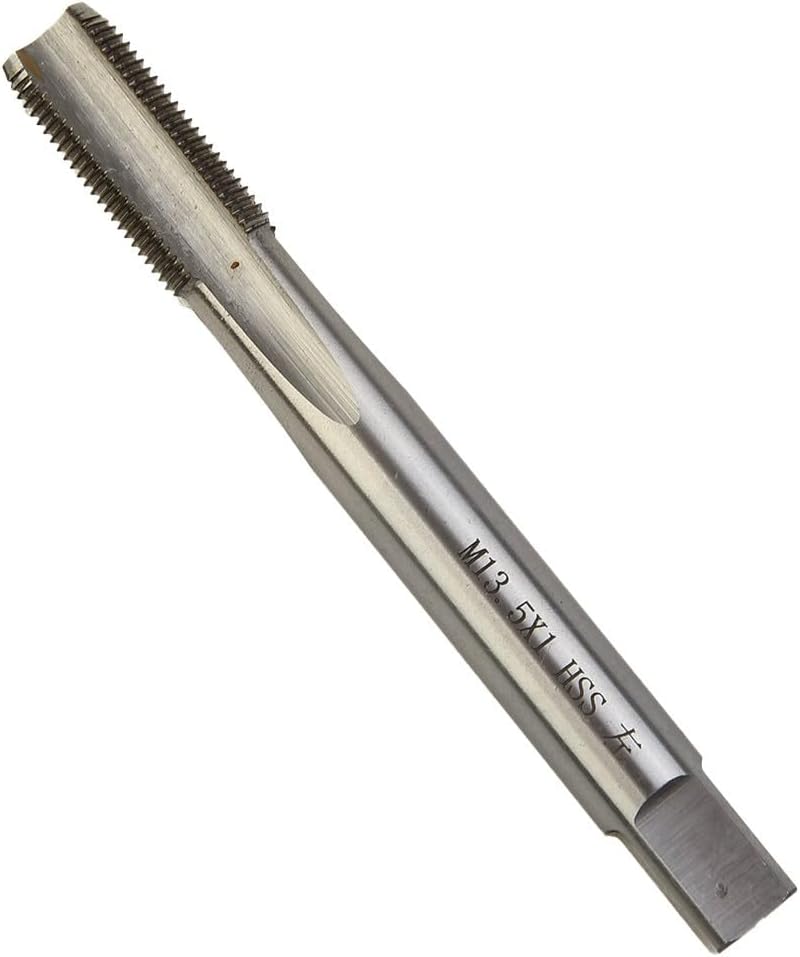 Left Hand Thread Tap M13.5 x 1.0mm HSS High-Speed Steel for Metalworking, Compatible with Ferrous and Non-Ferrous Materials, Industrial CNC Tapping Tool