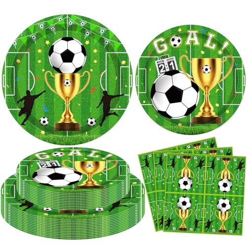 120 pacotes de futebol, decoração e acessórios para festas de aniversário, conjunto de louça desportiva, inclui pratos e guardanapos para festas