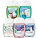 Bath and Body Works SNOW DELIGHTFUL 5-Pack PocketBac Hand Sanitizers (Frosted Cranberry, Fresh Sparkling Snow, Magic in the Air, Eucalyptus Spearmint, Winter)